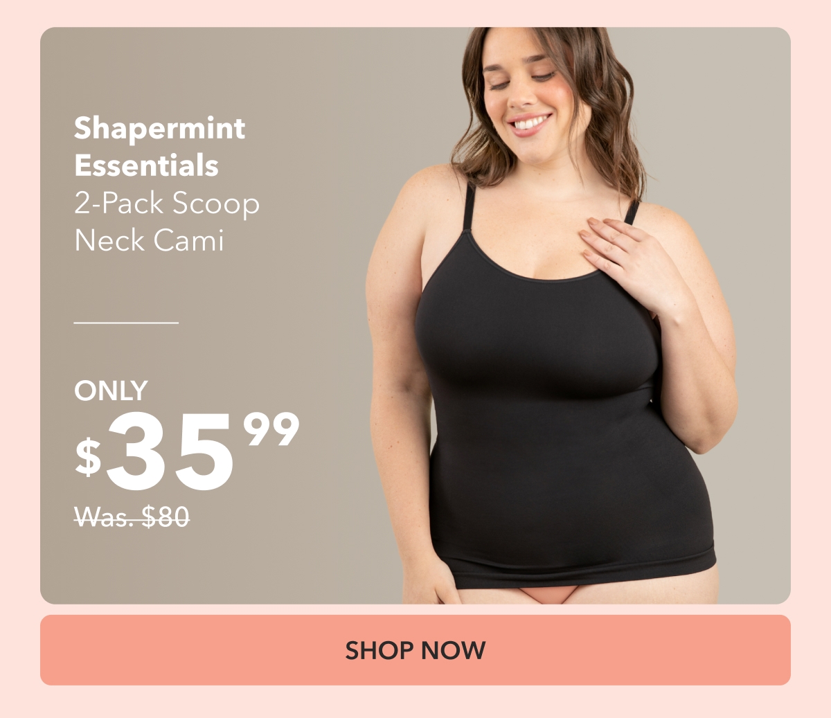 Shapermint, Intimates & Sleepwear, Shapermint Essentials All Day Every Day  Scoop Neck Cami